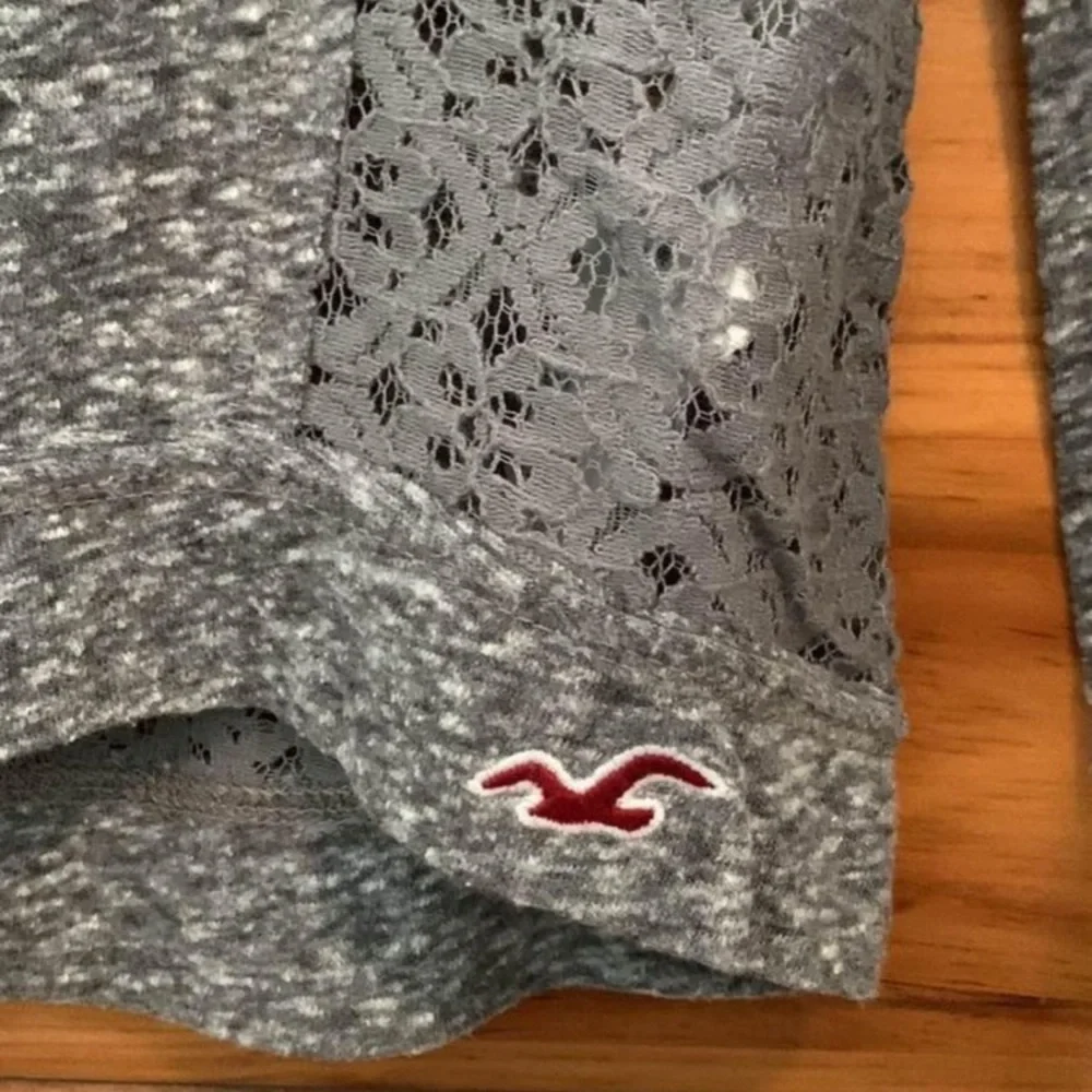 Hollister Shirt With Lace and Gemstones - Size XS